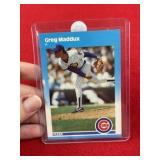 1987 Fleer Greg Maddux Baseball Card