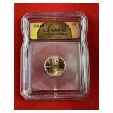 2025 ICG MS67 Last Year of Issue Penny Coin