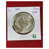 1 Ounce .999 Fine Silver Coin