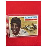 1956 Willie Mays Baseball Card slight crease