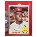 1968 Topps Bob Gibson Baseball Card