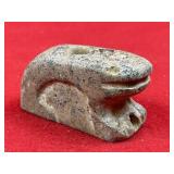 Frog effigy Stone Pipe Indian Artifact Arrowhead