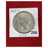 1923 S Peace Silver Dollar Coin