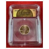 2025 ICG MS67 Last Year of Issue Penny Coin