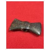 Bow-Tie Bannerstone Indian Artifact Arrowhead