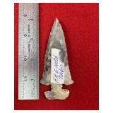 4" E-Notch Thebes Indian Artifact Arrowhead