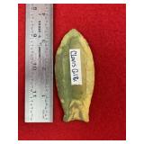 3 & 3/8" Clovis Indian Artifact Arrowhead