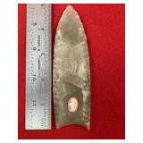 4 & 7/8" Clovis from Monroe County, Tennessee Indi