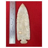 6 & 3/4" Dovetail from Erie County, Ohio Indian Ar