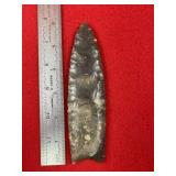 5 & 7/8" Clovis Indian Artifact Arrowhead