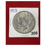 1923 Peace Silver Dollar Coin