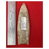5" Clovis from Warren County, Kentucky Indian Arti
