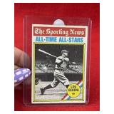 Lou Gehrig Baseball Card