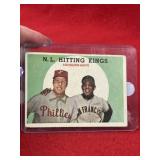 Topps Willie Mays & Ashburn Baseball Card