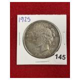 1925 Peace Silver Dollar Coin