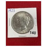 1923 Peace Silver Dollar Coin