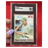 1970 Topps Reggie Jackson Baseball Card