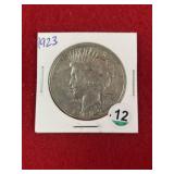 1923 Peace Silver Dollar Coin
