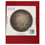 1923 Peace Silver Dollar Coin