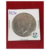 1926 Peace Silver Dollar Coin