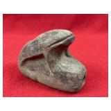 Frog effigy Stone Pipe Indian Artifact Arrowhead