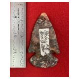 3 & 3/8" Thebes from Ross County, Ohio Indian Arti