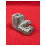 Bird Effigy Stone Pipe Indian Artifact Arrowhead