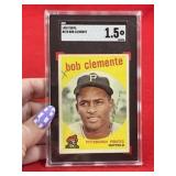 1959 Topps Bob Clemente Baseball Card
