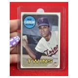 1969 Topps Rod Carew Baseball Card