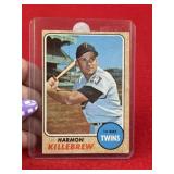 1968 Topps Harmon Killebrew Baseball Card