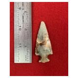 Stemmed Point made of beautiful Flint Ridge Indian