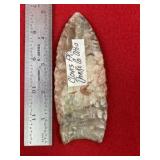 4 & 3/4" Clovis from Darke County, Ohio Indian Art