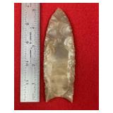 5" Clovis Indian Artifact Arrowhead