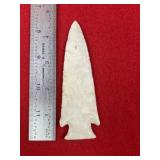 4 & 1/2" Hardin Indian Artifact Arrowhead