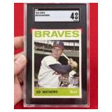 1964 Topps Ed Mathews Baseball Card