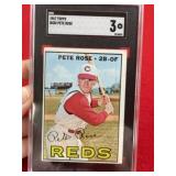 1967 Topps Pete Rose Baseball Card