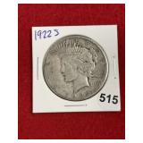1922 S Peace Silver Dollar Coin