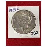 1923 D Peace Silver Dollar Coin