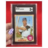1968 Topps Carl Yastrzemski Baseball Card