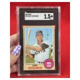 1968 Topps Carl Yastrzemski Baseball Card