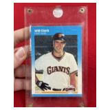 1987 Fleer Will Clark Baseball Card
