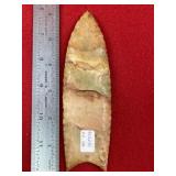 6" Clovis from Ohio Indian Artifact Arrowhead