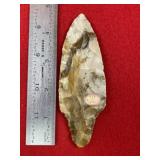 4 & 5/8" Adena from Illinois Indian Artifact Arrow