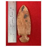 4 & 1/2" Dovetail Indian Artifact Arrowhead