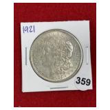 1921 Morgan Silver Dollar Coin