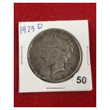 1923 D Peace Silver Dollar Coin