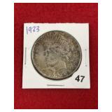 1923 Peace Silver Dollar Coin