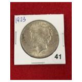 1923 Peace Silver Dollar Coin