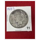 1923 S Peace Silver Dollar Coin