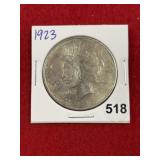 1923 Peace Silver Dollar Coin